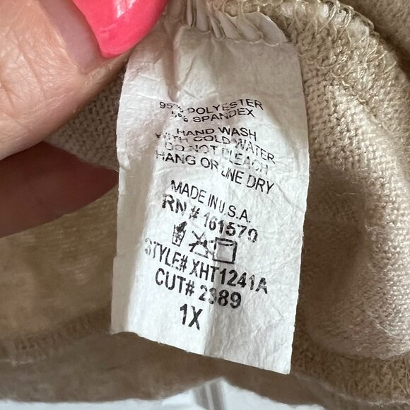 Haptics by Holly Harper hoodie, animal print/neutral colors - Picture 3 of 3